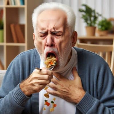 گیر کردن غذا در گلو 2 گیر کردن غذا در گلو دلایل گیر گردن غذا در گلوی سالمندان